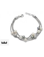 Bracciale Miluna Donna Miss Italia in Argento Perla PBR2835 - PBR2835